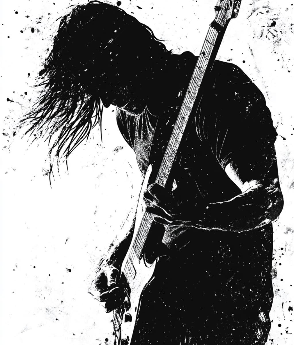 AI Rock Song Lyrics Generator Interface